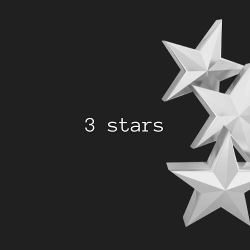 3 Stars